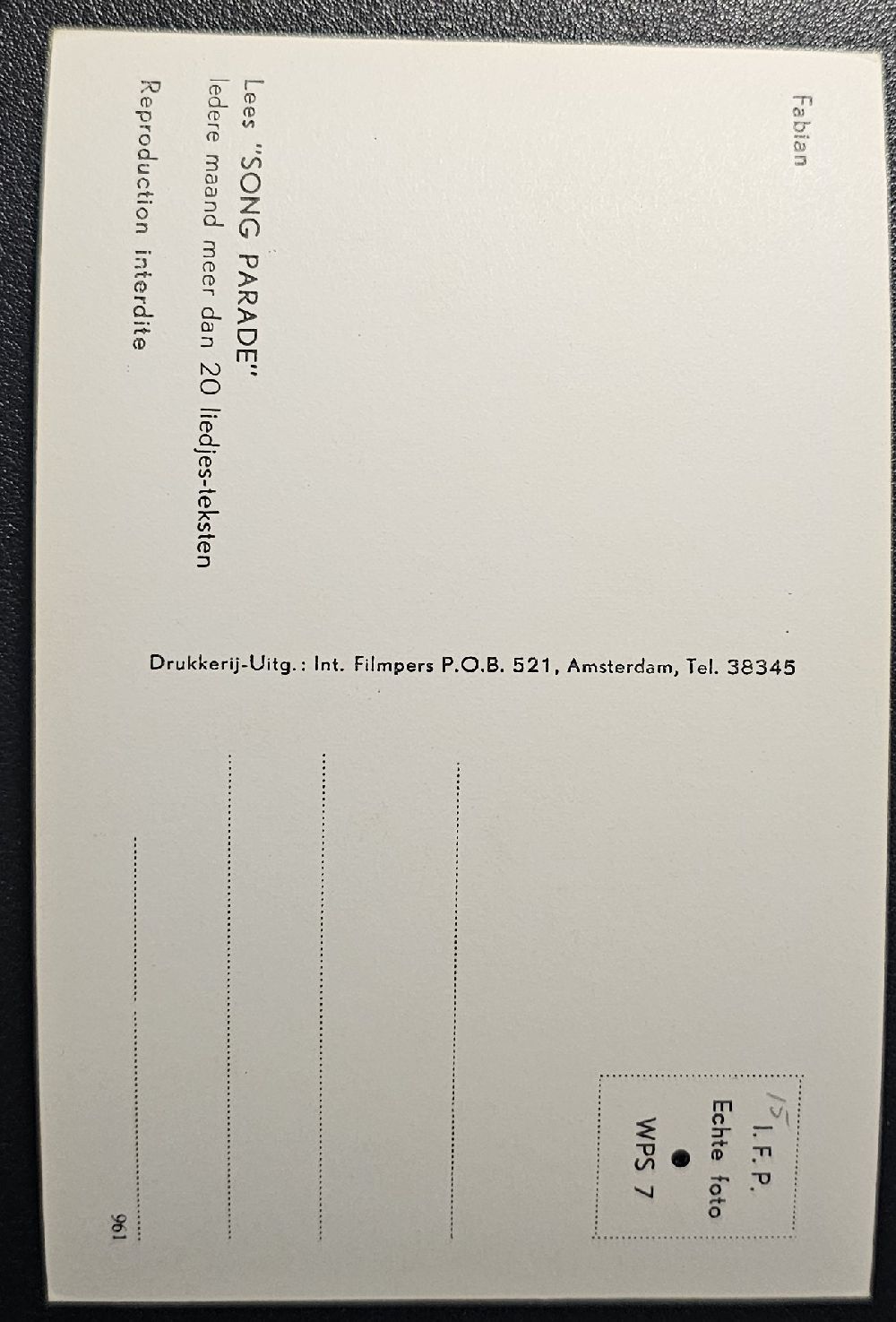 (image for) Fabian #0104